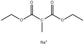 Propanedioic acid, 2-methyl-, diethyl ester, ion(1-), sodium (1:1) Structure