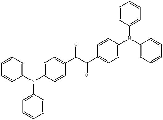 1,2-双(4-(二苯基氨基)苯基)乙烷-1,2-二酮, 18436-22-1, 结构式