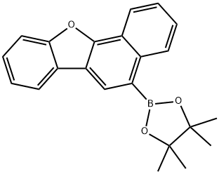 Benzo[b]naphtho[2,1-d]furan, 5-(4,4,5,5-tetramethyl-1,3,2-dioxaborolan-2-yl)- Structure