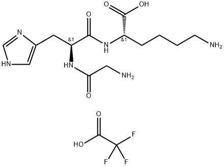 三氟乙酸GHK,三氟乙酸三肽-1,1846624-43-8,结构式