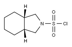 rac-(3aR,7aS)-octahydro-1H-isoindole-2-sulfonyl chloride, cis Structure
