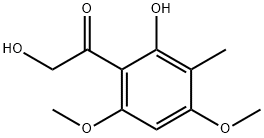 2-Hydroxy-1-(2-hydroxy-4,6-dimethoxy-3-methylphenyl)ethanone Structure