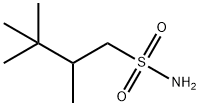 2,3,3-trimethylbutane-1-sulfonamide Structure