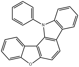 12H-Benzofuro[3,2-a]carbazole, 12-phenyl- Structure