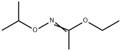 Ethanimidic acid, N-(1-methylethoxy)-, ethyl ester Struktur
