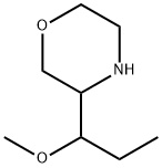 Morpholine, 3-(1-methoxypropyl)- Struktur