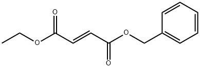 1-Benzyl 4-ethyl (2E)-but-2-enedioate Struktur