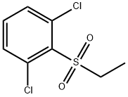 1,3-dichloro-2-(ethanesulfonyl)benzene Struktur