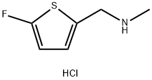 1-(5-fluoro-2-thienyl)-N-methylmethanamine Structure