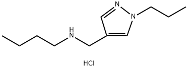butyl[(1-propyl-1H-pyrazol-4-yl)methyl]amine Structure