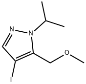 4-iodo-1-isopropyl-5-(methoxymethyl)-1H-pyrazole,1855943-86-0,结构式