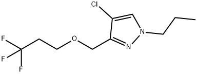 4-chloro-1-propyl-3-[(3,3,3-trifluoropropoxy)methyl]-1H-pyrazole Structure