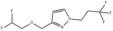3-[(2,2-difluoroethoxy)methyl]-1-(3,3,3-trifluoropropyl)-1H-pyrazole Structure