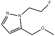 1-(2-fluoroethyl)-5-(methoxymethyl)-1H-pyrazole Structure