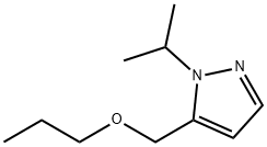 1-isopropyl-5-(propoxymethyl)-1H-pyrazole 结构式