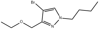 4-bromo-1-butyl-3-(ethoxymethyl)-1H-pyrazole Structure