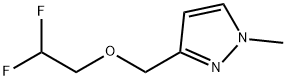 3-[(2,2-difluoroethoxy)methyl]-1-methyl-1H-pyrazole 结构式