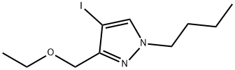 1-butyl-3-(ethoxymethyl)-4-iodo-1H-pyrazole,1856055-81-6,结构式