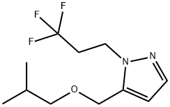 5-(isobutoxymethyl)-1-(3,3,3-trifluoropropyl)-1H-pyrazole 结构式
