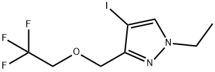 1-ethyl-4-iodo-3-[(2,2,2-trifluoroethoxy)methyl]-1H-pyrazole Structure