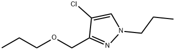 4-chloro-3-(propoxymethyl)-1-propyl-1H-pyrazole Structure