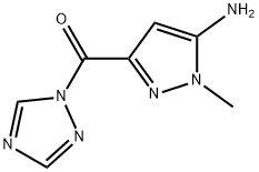 1856095-36-7 1-methyl-3-(1H-1,2,4-triazol-1-ylcarbonyl)-1H-pyrazol-5-amine