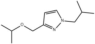 1-isobutyl-3-(isopropoxymethyl)-1H-pyrazole 结构式