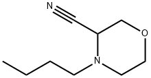 3-Morpholinecarbonitrile, 4-butyl-|