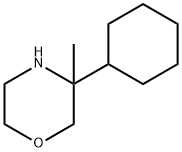 Morpholine, 3-cyclohexyl-3-methyl- Structure
