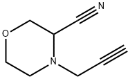 3-Morpholinecarbonitrile, 4-(2-propyn-1-yl)-,1858115-71-5,结构式
