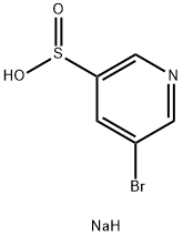 3-Pyridinesulfinic acid, 5-bromo-, sodium salt (1:1) Structure