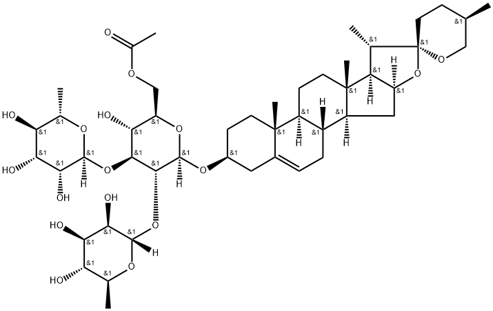 タッカオシドE 化学構造式