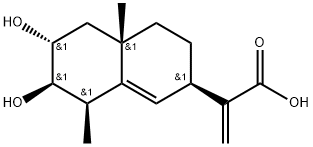 ジヒドロキシプテロドント酸 化学構造式