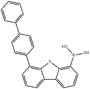 Boronic acid, B-(6-[1,1'-biphenyl]-4-yl-4-dibenzothienyl)- Structure
