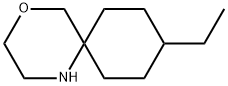 4-Oxa-1-azaspiro[5.5]undecane, 9-ethyl- 结构式