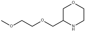 Morpholine, 3-[(2-methoxyethoxy)methyl]- Structure
