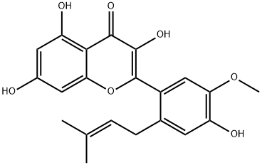 6'-Prenylisorhamnetin Structure