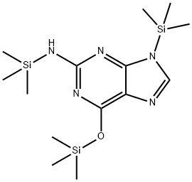 Tris(trimethylsilyl)guanine,18602-85-2,结构式