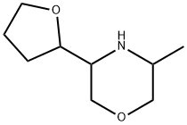 Morpholine, 3-methyl-5-(tetrahydro-2-furanyl)- Structure