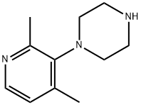 Piperazine, 1-(2,4-dimethyl-3-pyridinyl)- 结构式