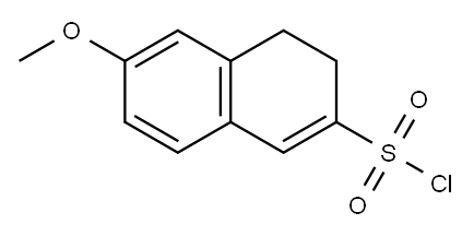 2-Naphthalenesulfonyl chloride, 3,4-dihydro-6-methoxy-,1864058-20-7,结构式