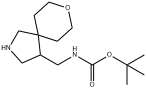 ((8-氧杂-2-氮杂螺[4.5]癸4-基)甲基)氨基甲酸叔丁酯, 1864058-58-1, 结构式