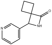 3-(pyridin-3-yl)-2-azaspiro[3.3]heptan-1-one Struktur