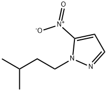 1H-Pyrazole, 1-(3-methylbutyl)-5-nitro-,1864956-08-0,结构式