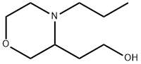 3-Morpholineethanol, 4-propyl- 化学構造式