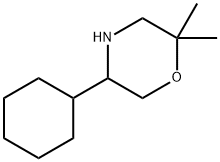Morpholine, 5-cyclohexyl-2,2-dimethyl-|