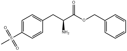 benzyl (2S)-2-amino-3-(4-methanesulfonylphenyl)propanoate hydrochloride, 1865726-28-8, 结构式