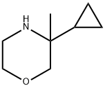 Morpholine, 3-cyclopropyl-3-methyl- Struktur