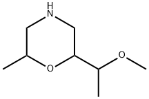 Morpholine, 2-(1-methoxyethyl)-6-methyl- 结构式