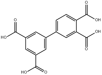 1,1'-biphenyl]-3,3',4,5'-tetracarboxylic acid Structure